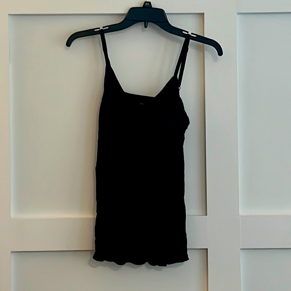 Black tank top